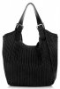 Kožené kabelka shopper bag Vittoria Gotti čierna V80050